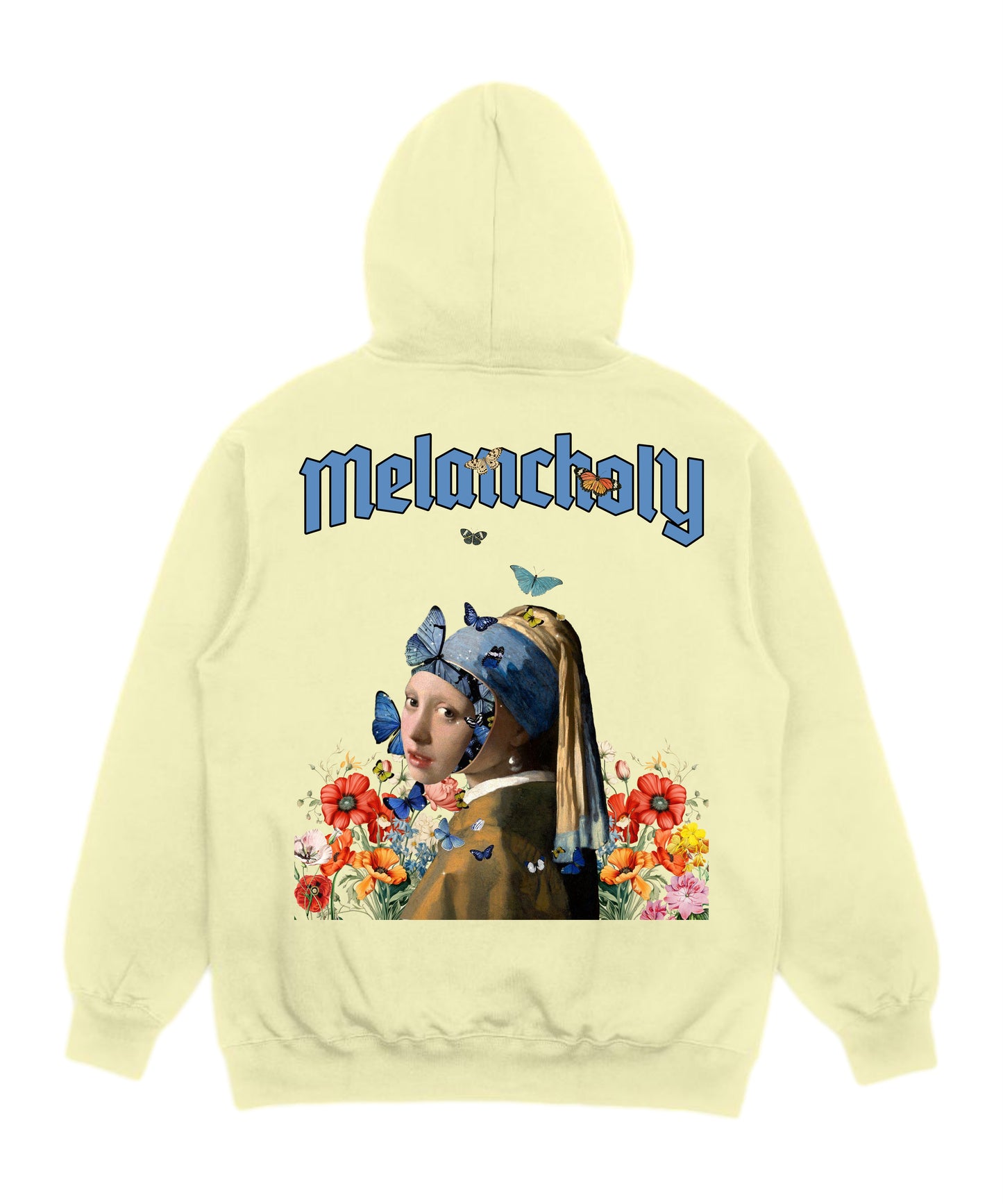 Men's Heavy Blend "Butterfly Girl" Fleece Hoodie