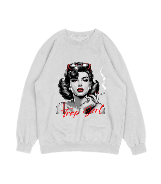 Women's Premium "Trap Girl" Crew Neck Sweatshirt